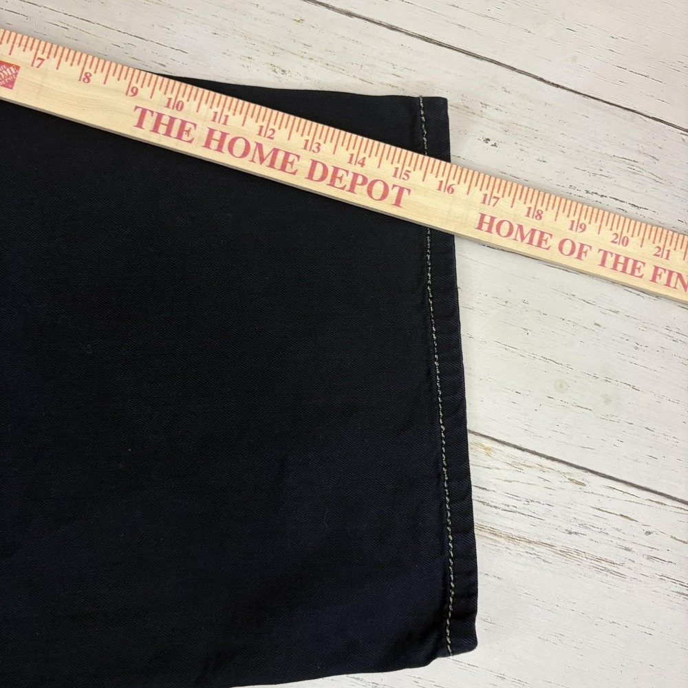 Robin's Jean Denim Shorts Mens 36 Blue Bermuda Rhinestone Back Pockets Biker - Picture 14 of 14